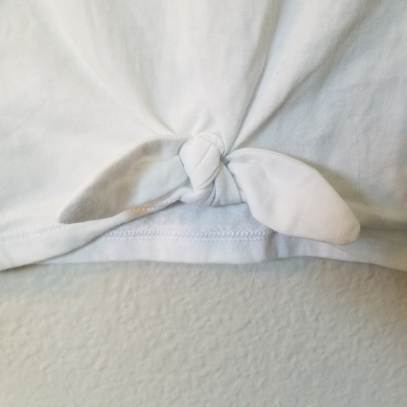 SOLD 💫 Happy Face White T-Shirt Junior XL NWT - Picture 5 of 7